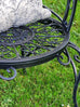 Carmela 3pc Wrought Iron Set - Antique Black or Brown