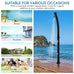 Seagate 20LSolar Heated Shower. Height 217cm Max 60℃