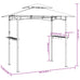 Mochi BBQ Gazebo w/Side Shelves - 240x150x243 cm