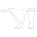 Magnum Pool Fountain Stainless Steel 64x30x52 cm
