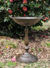 Valery Antique Metal Bird Bath - 73cm High