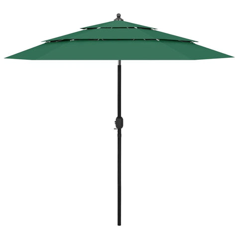 Silla 3-Tier Garden Parasol w/Aluminium Pole