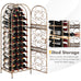 Varya 45 Bottles Metal Wine Rack with Lockable Door