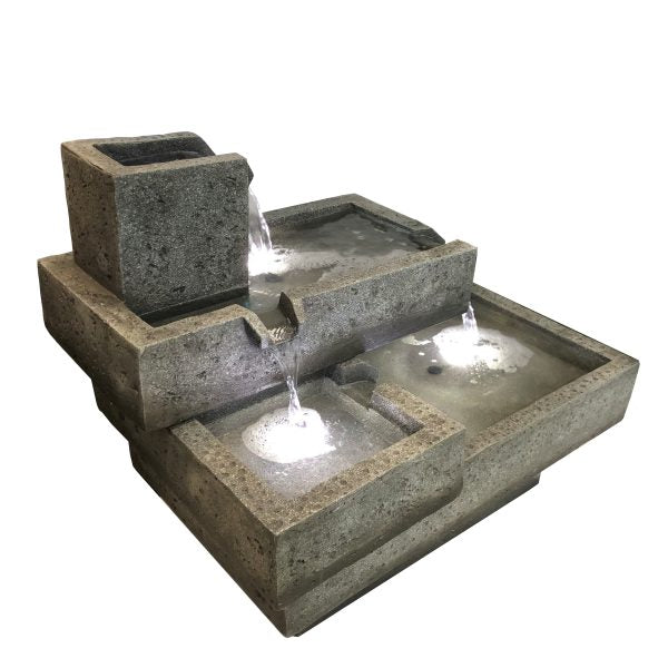 Euphonia Stacked Cascade Water Feature