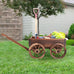 Kalli Wooden  Flower Cart w/ 4 Wheels