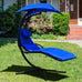 Tizia Hanging Lounger w/Canopy & Built-in Pillow. 3 Cols