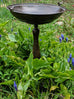 Valery Antique Metal Bird Bath - 75cm High