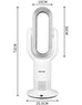Winter Warm/Summer Cool  Bladeless Electric Fan w/ Timer & Remote Control