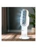 Winter Warm/Summer Cool  Bladeless Electric Fan w/ Timer & Remote Control