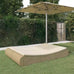 Venetia Beige Polyrattan Daybed