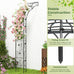 Rousillon 2.5M Garden Arch/Arbour and Trellis