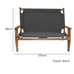 Kiara 4 Seater Acacia Wood Outdoor Lounge Set