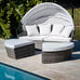 Montecarlo Round Wicker Daybed