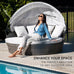 Montecarlo Round Wicker Daybed