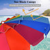 Vivi Beach Umbrella/Sun Shade w/Cup Holder & Carry Bag --- 3 Design Colours