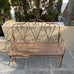Aspen Garden Bench Bella Rust