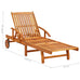 2 X Sienna Sun Loungers/Daybeds Solid Acacia - 11 Colours