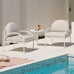 Nunzia 2 Seater Armchair & Table Set