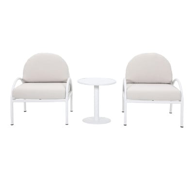 Nunzia 2 Seater Armchair & Table Set