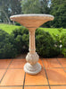 Nyx Stylish White Birdbath Garden Decoration