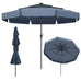 San Marco 3M Patio Umbrella with 3-Tier Vented Top & 8 Ribs