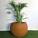 Earthsphere Corten Urn/Pot — Pre-Rusted Weathering Steel
