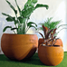 Earthsphere Corten Urn/Pot — Pre-Rusted Weathering Steel