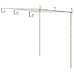 Ravi Garden Pergola Antique Brown 3x3x2.5 m Iron. 3 Sizes