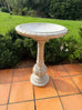 Nyx Stylish White Birdbath Garden Decoration