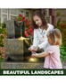 Orion Solar 3 Tier Fountain/Birdbath
