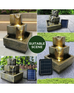 Orion Solar 3 Tier Fountain/Birdbath