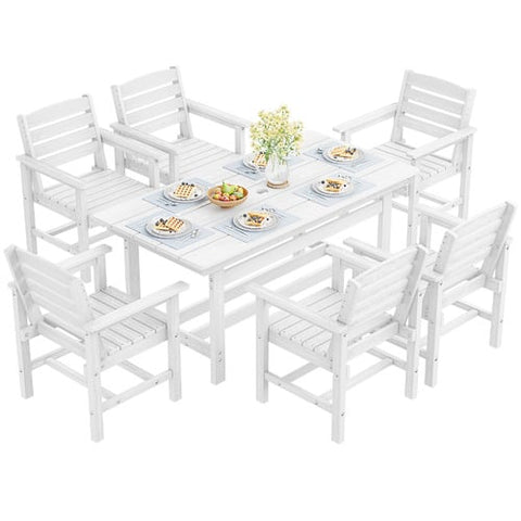 Almora Outdoor Dining Table & Chair Set