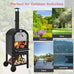 Freya 3-in-1 Wood Gured Portable Pizza Oven/Grill/Smooker