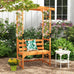 Roma Garden Bench/Arbour with Bench