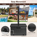 PatioJoy Fillable Umbrella Base w/Tray & Weighted Bag