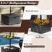 PatioJoy Fillable Umbrella Base w/Tray & Weighted Bag