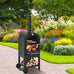 Freya 3-in-1 Wood Gured Portable Pizza Oven/Grill/Smooker