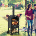 Freya 3-in-1 Wood Gured Portable Pizza Oven/Grill/Smooker