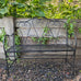 Aspen Garden Bench Bella Rust
