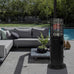 InterValue Black Deluxe Area Heater
