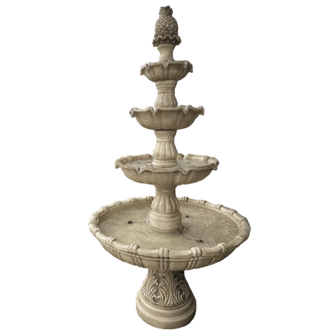Empressa Ivory Stone Effect 5-Tier Fountain