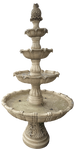Empressa Ivory Stone Effect 5-Tier Fountain