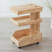 Aiko Rubberwood Trolley