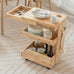 Aiko Rubberwood Trolley
