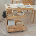 Aiko Rubberwood Trolley