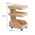 Aiko Rubberwood Trolley
