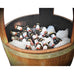 Wine Barrel Plus Boutique Bar Cartwith Ice Tub