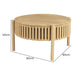 Montez Round Rubberwood Coffee Table