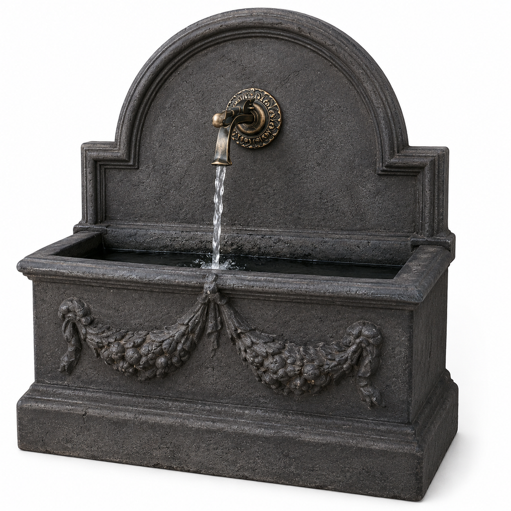 Tosca Decorative Trough-Style Rectangle Tap Fountain - 2 Cols