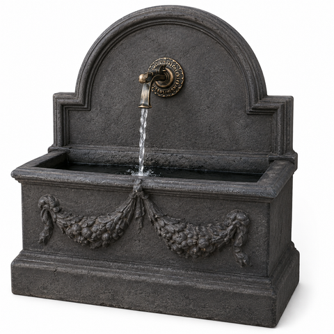 Tosca Decorative Trough-Style Rectangle Tap Fountain - 2 Cols
